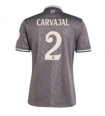 Real Madrid Daniel Carvajal #2 Tercera Equipación 2024-25 Manga Corta